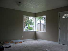 Front windows without blinds