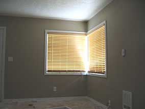 Last two sets of wood blinds complete