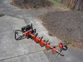 Post auger