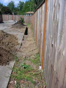 More trench progress