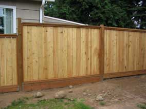 Nate's fence he built with his neighbor