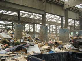 Waste transfer station