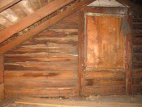 The garage attic