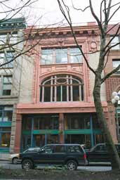 Old building in Pioneer Square neighborhood, Seattle, Washington