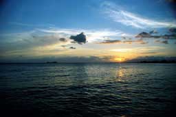 Sunset from western Waikiki Beach