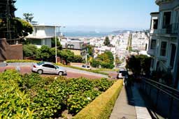 Lombard Street in Russian Hill neighborhood