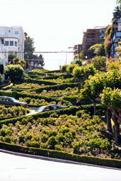 Lombard Street in Russian Hill neighborhood