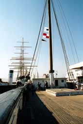 on deck at the National Maritime Museum, Hyde Street Pier