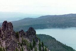 Paulina Lake in the Newberry Caldera