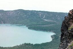 Paulina Lake in the Newberry Caldera