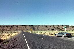 The road to Malheur National Wildlife Refuge