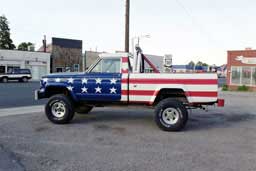 Star spangled truck