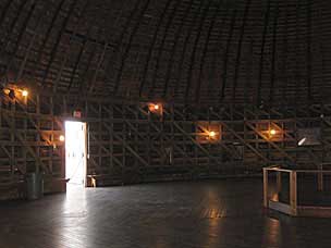 Loft of the Round Barn at Arcadia, Oklahoma