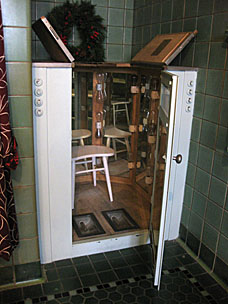 Electric sauna in E.W. Marland's suite, Marland Estate, Ponca City, Oklahoma