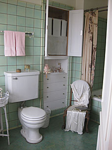 Lydie Marland's bath room, Marland Estate, Ponca City, Oklahoma