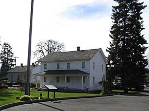 1841 Methodist Parsonage at Willamette Heritage Center, Salem, Oregon