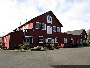 Warehouses at historic Thomas Kay Woolen Mill, Salem, Oregon