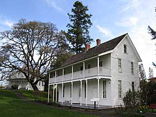 1841 Jason Lee House at Willamette Heritage Center, Salem, Oregon