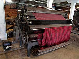 Parks Wools Rotary Shear at historic Thomas Kay Woolen Mill, Salem, Oregon