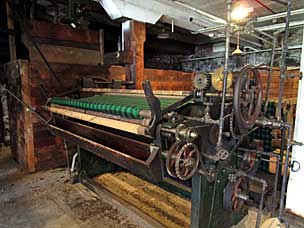 Curtis & Marble Rotary Steam Press at historic Thomas Kay Woolen Mill, Salem, Oregon