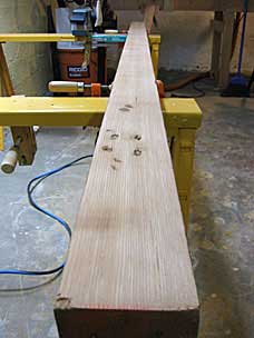 Old 2x4 after sanding
