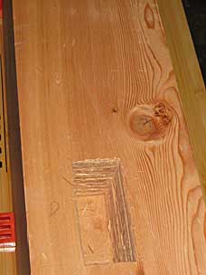 Bad leg mortise