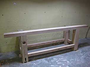 Front top section in place with alignment dowels