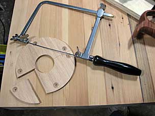 Second vise screw garter broken while trying to saw in half with fret saw