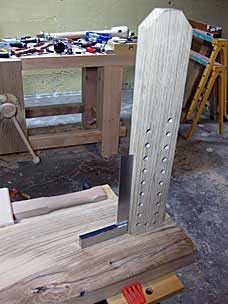 Main vise chop with parallel guide