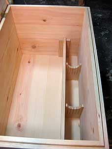 Tool chest saw till installed
