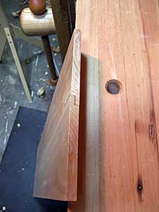 Tool chest tray floor boards half-lapped
