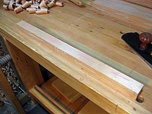 Re-planing legs down to 1-1/8