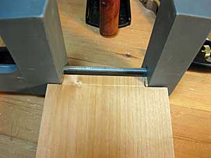 Adding filler pieces to tenon for better fit in mortise