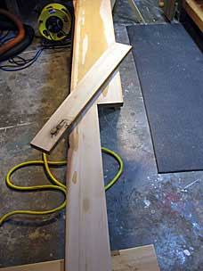 Drawer front stock rough sawn from quartersawn madrona board