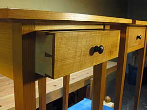 Nightstands completed, in shop