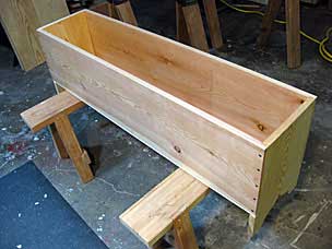 Six board chest nailed together