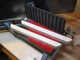 Battens for six board chest lid