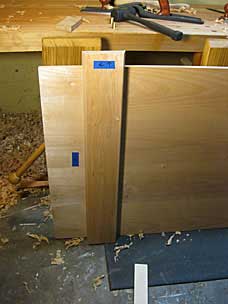 Batten in sliding dovetail slot