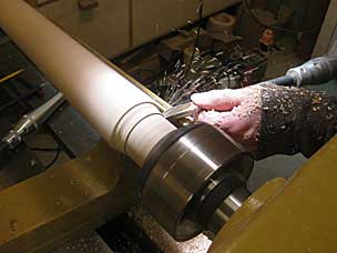 Frank turning tenon longer after milling on the CNC
