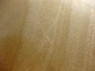Dent in alder after steaming